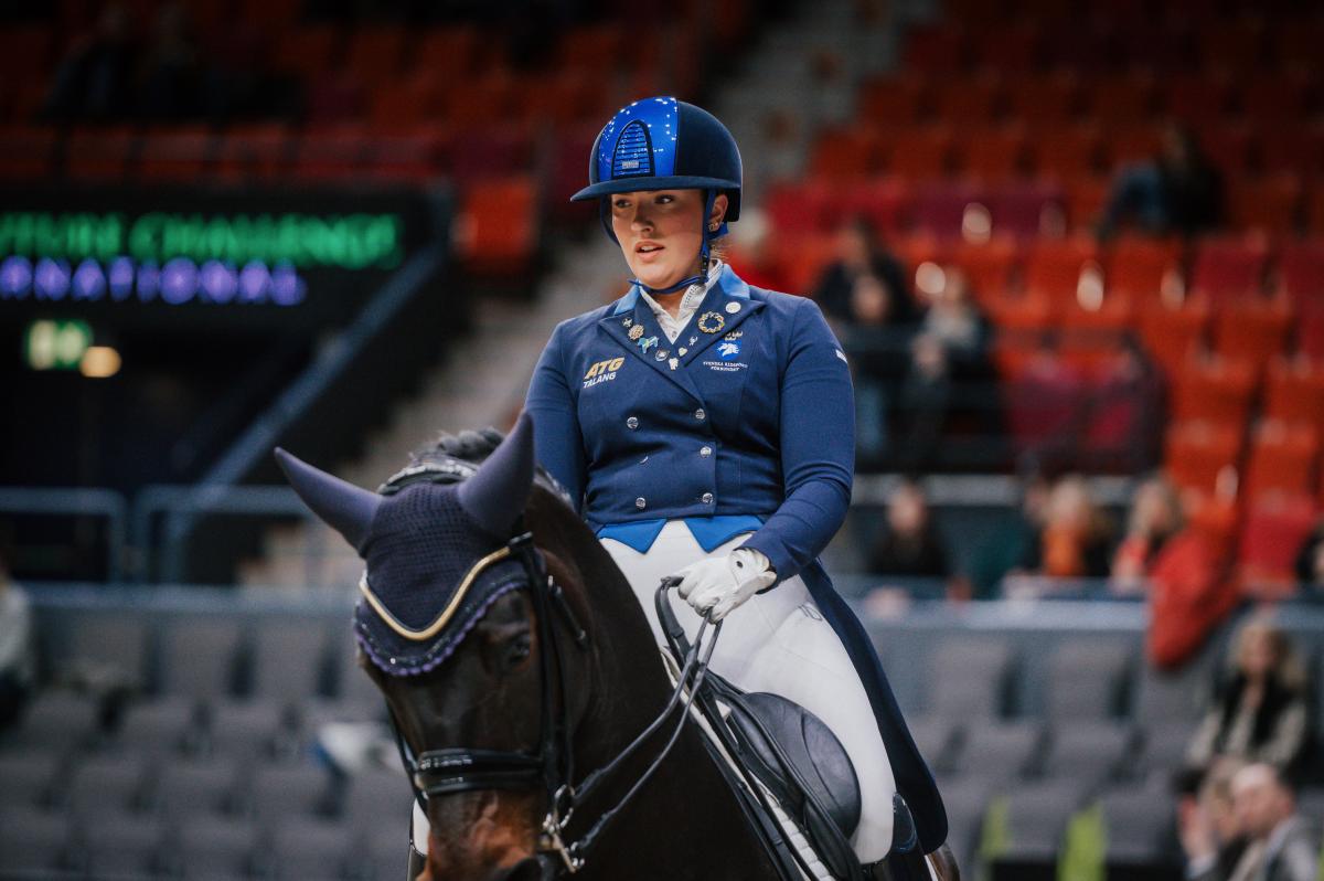 Cecilia Bergåkra och My Friend under Gothenburg Horse Show tidigare i år. Foto: Ida Lindemann