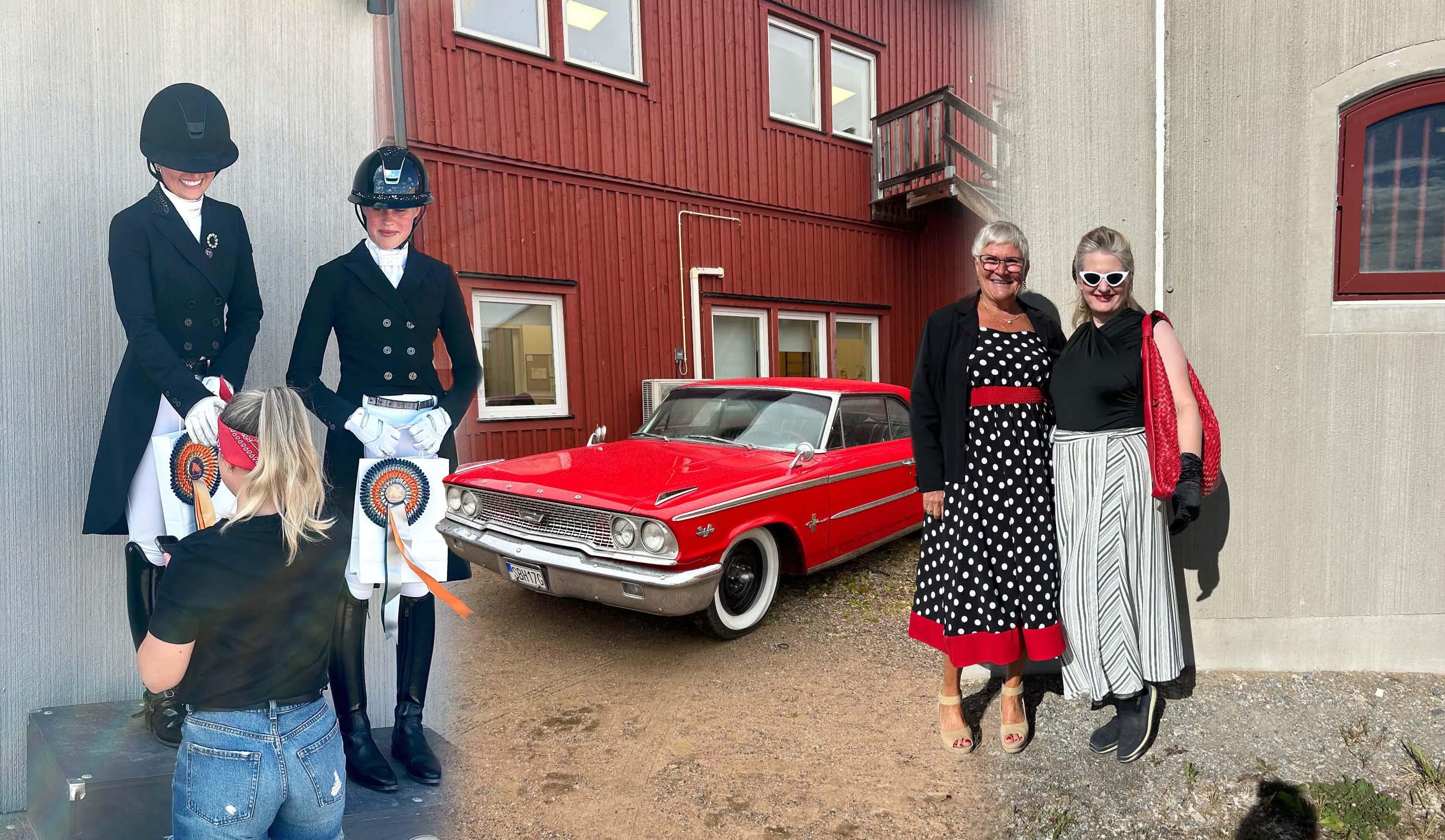 Rockabillytema satte färg på dressyrmeeting: "Väldigt lyckat"