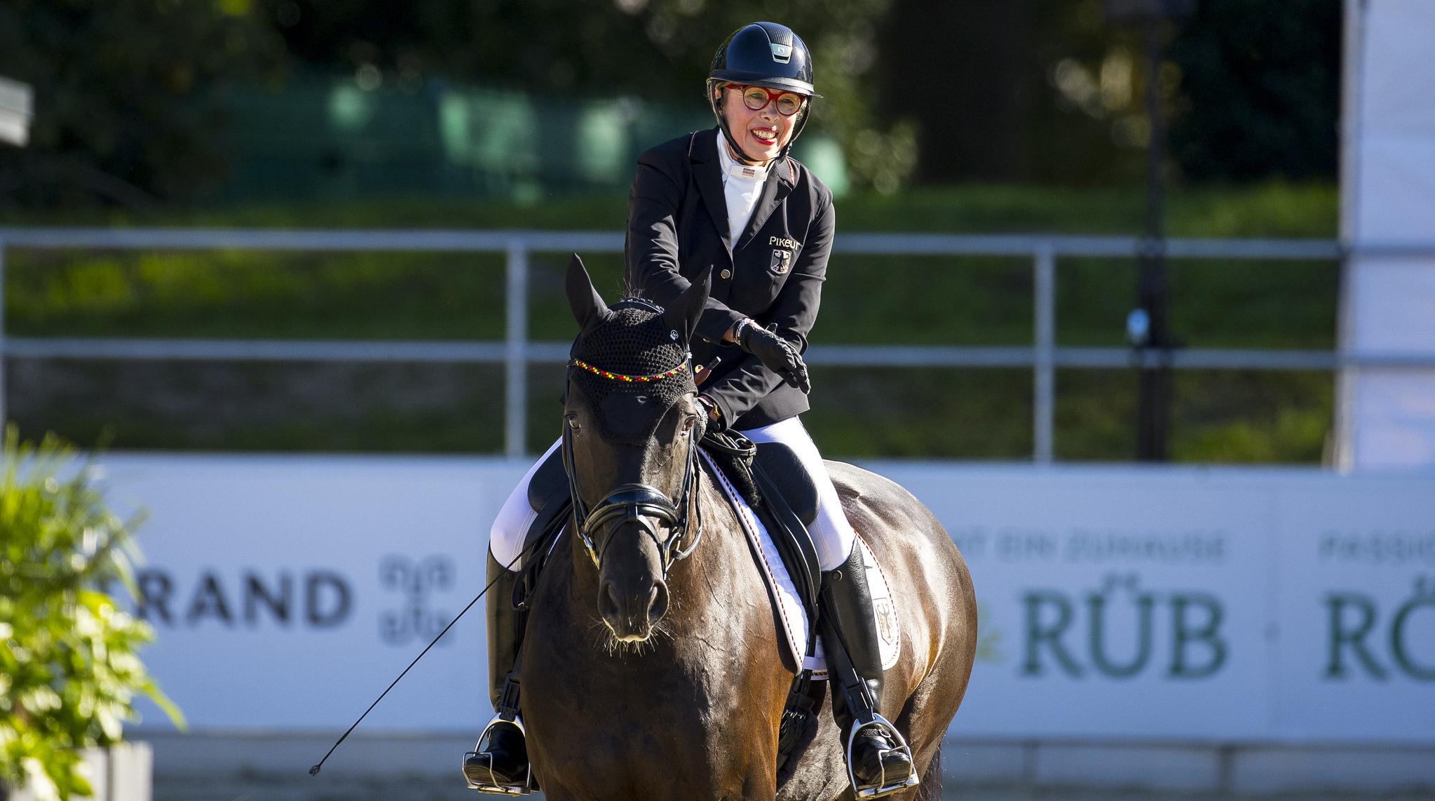 Heidemarie Dresing med Horse24 Dooloop vid EM 2023. Foto: FEI/Leanjo de Koster