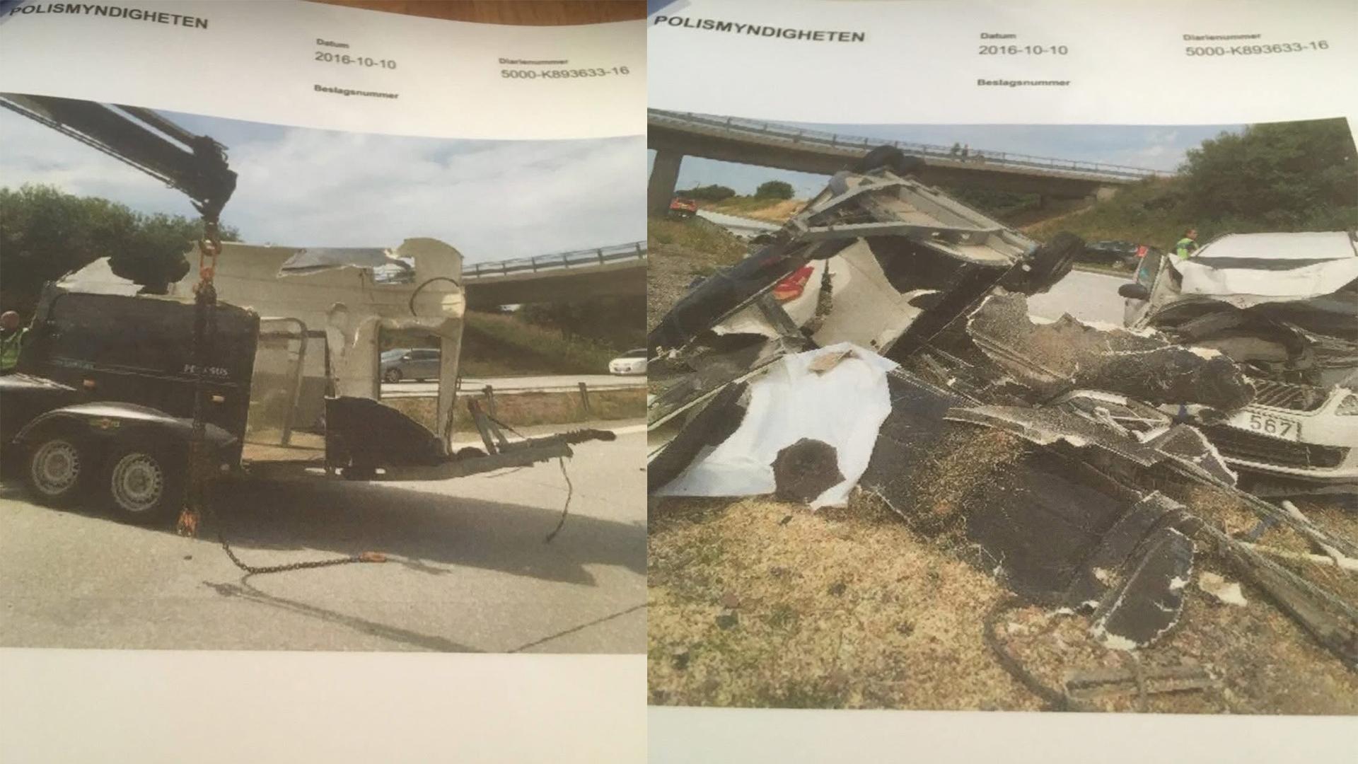 Bilder fotade från polisen förundersökningsprotokoll. Foto: Privat