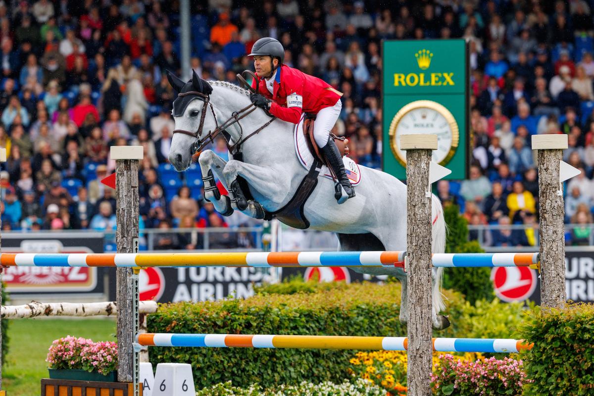Kent Farrington med Greya. Foto: Tomas Holcbecher