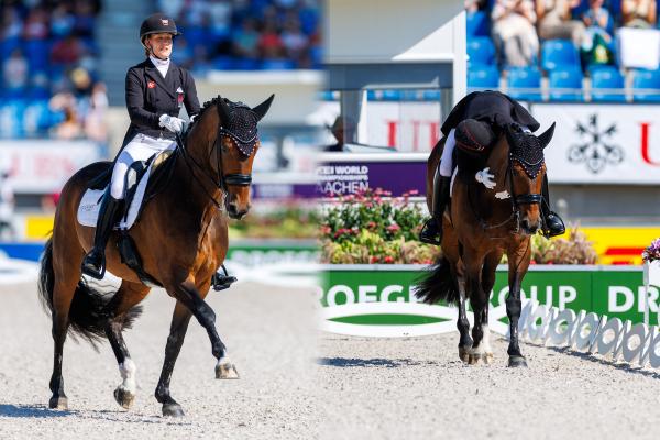 Cathrine Laudrup-Dufour och Mount St John Freestyle. Foto: Tomas Holcbecher 