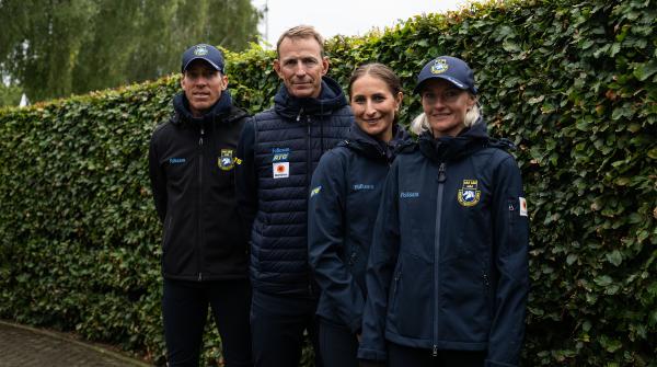 Hopplaget är redo. Foto: Emma Wallskog/Bildbyrån