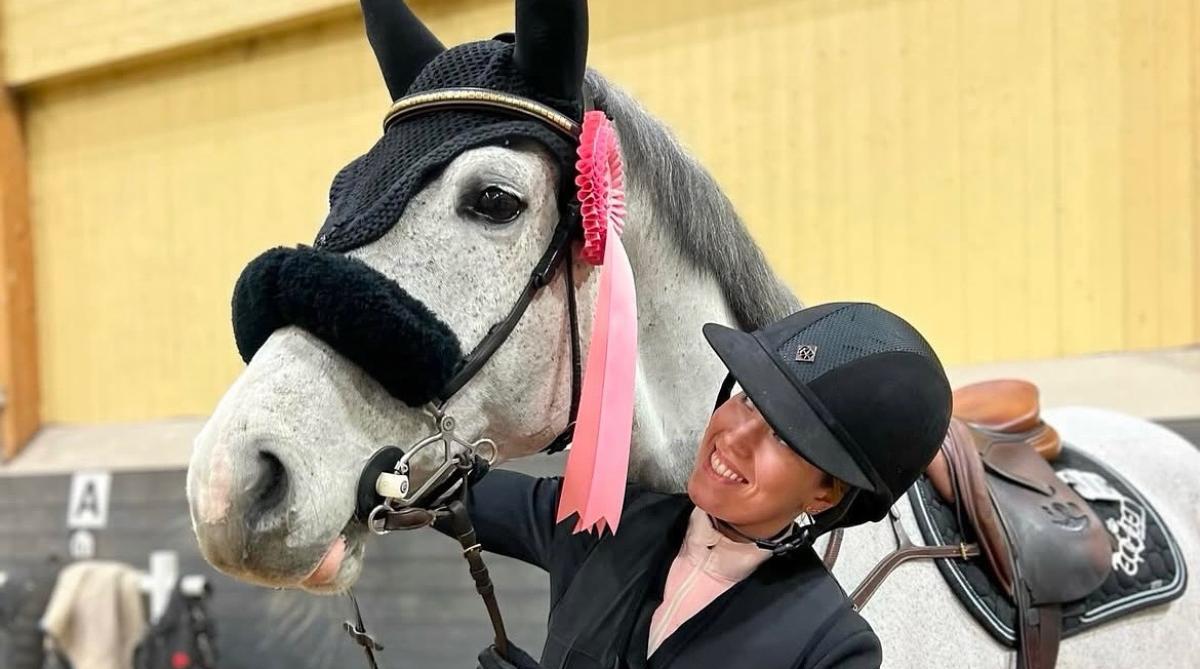 Sandra Jacobsson med JK Cashimba. Foto: Privat