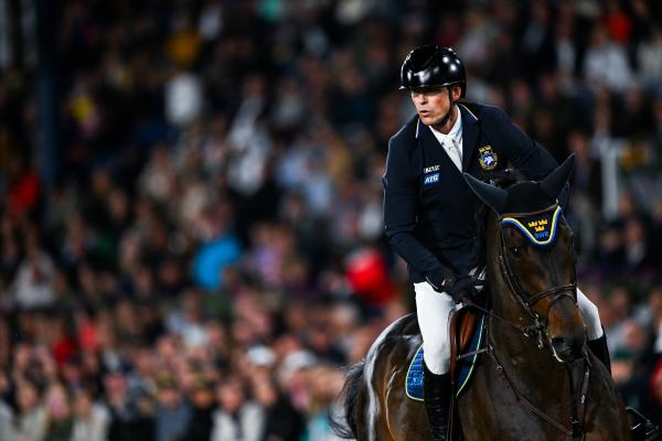 Peder Fredricson och Alcapone des Carmilles. Foto: Emma Wallskog/Bildbyrån