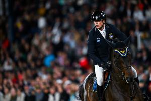 Peder Fredricson och Alcapone des Carmilles. Foto: Emma Wallskog/Bildbyrån