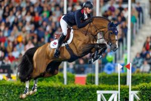 Ben Maher med Point Break ligger på en individuell tredjeplats. Foto: Tomas Holcbecher