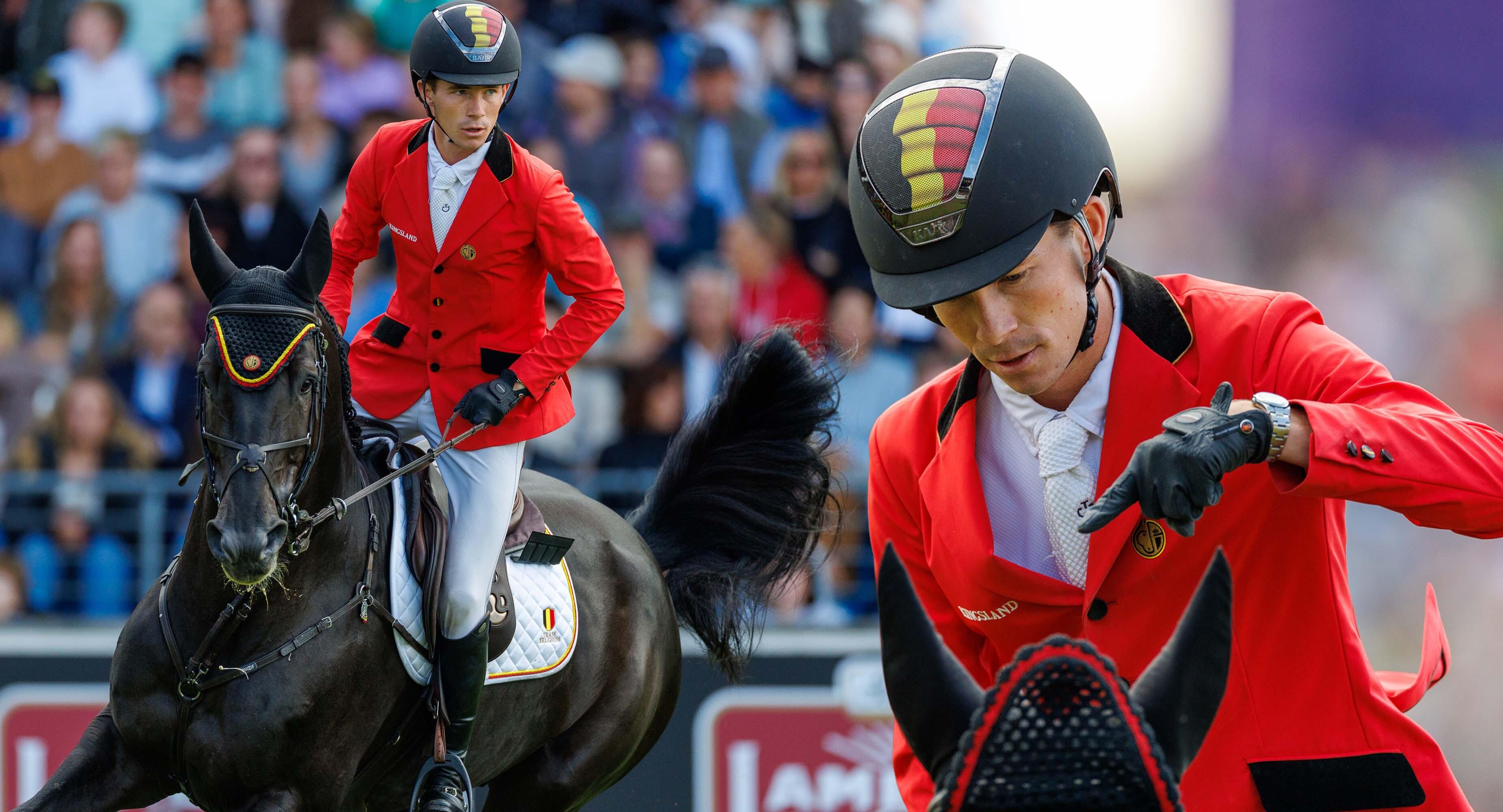 Thibeau Spits med hingsten Impress-K van 't Kattenheye Z. Foto: Tomas Holcbecher