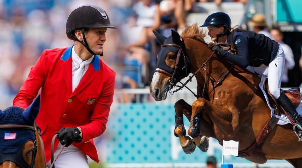 McLain Ward (t.v) och Hialita B med Thaisa Erwin (t.h). Arkivfoto: Tomas Holcbecher