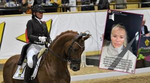 Yara Reichert med Springbank II VH vid Breeders Trophy 2021. Arkivfoto: Linnea Lindahl