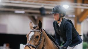 Valentina Jarl vid Jönköping Horse Show. Arkivfoto: Ida Lindemann