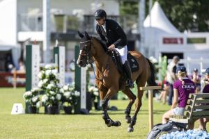 Henrik von Eckermann och Hylanderhof's Saruschka, här på Falsterbo Horse Show. Foto: Billdbyrån/Avdo Bilkanovic