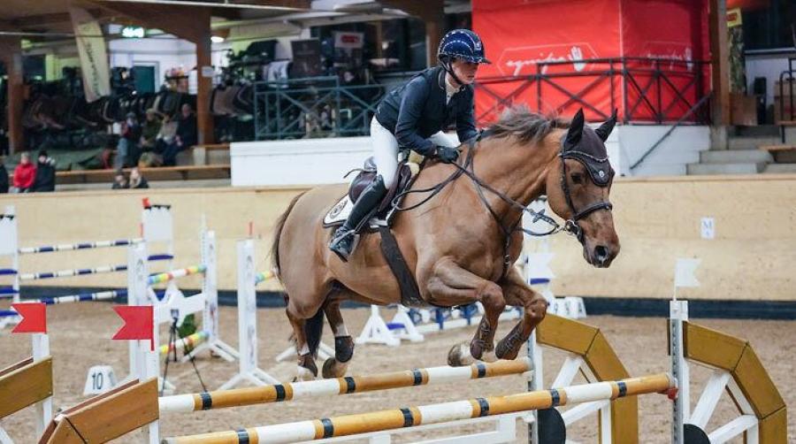 Mathilda Bohlin med Domino van de Zuuthoeve.