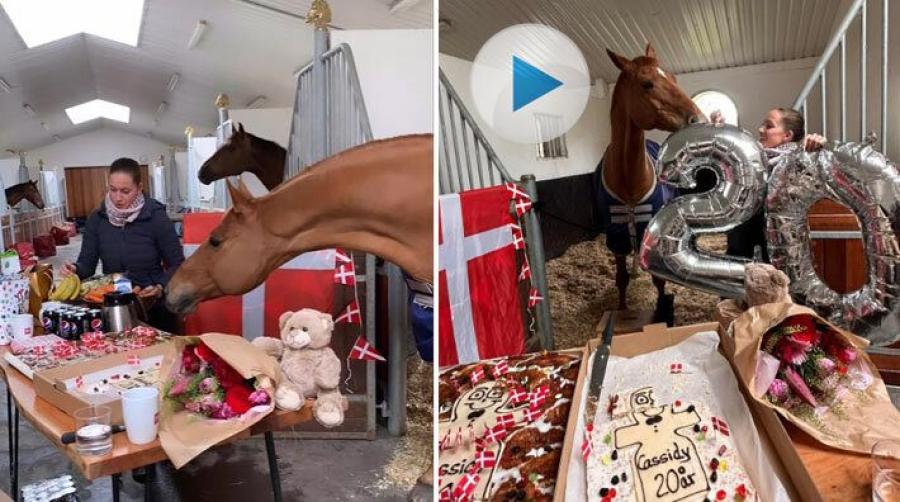 Atterupgaards Cassidy är nog den häst som har betytt allra mest för den danska toppryttaren Cathrine Dufour. Nu har han fyllt 20 år.