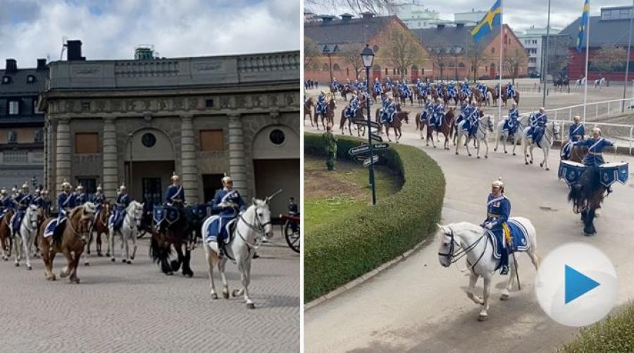<p>På onsdagen kom ett säkert vårtecken till Stockholms gator. Det var årspremiär för den beridna vaktparaden från Kavallerikasern till slottet.