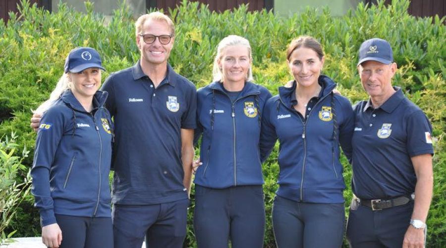 Hopplaget redo för Nations Cup. Foto: Linnea Lindahl