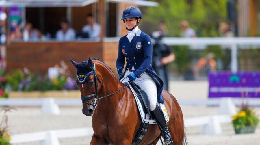 Sofia Sjöborg med Bryjamolga vh Marienshof Z.