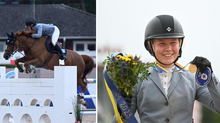 SM-guld till Kajsa Björe – Sveriges bästa young rider