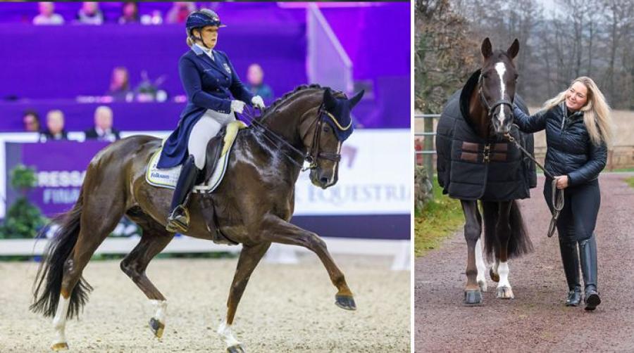 Johanna och Mazy red världscupfinalen tidigare i år. Foto: Tomas Holcbecher och Linnea Lindahl