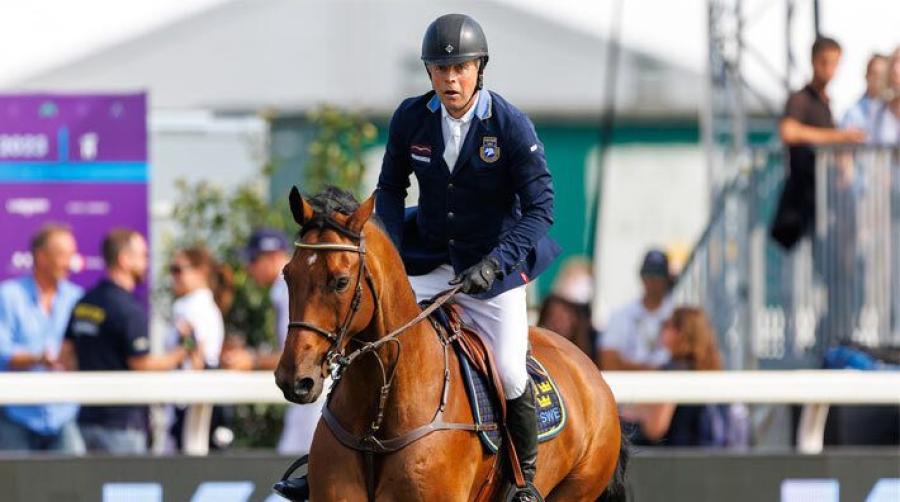 Jens Fredricson och Markan Cosmopolit vann onsdagens tidshoppning och gick upp i ledning. Foto: Tomas Holcbecher