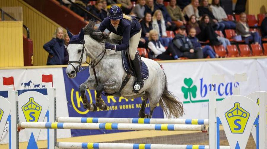 Evelin Lavén tog två sexåringar till pallplats