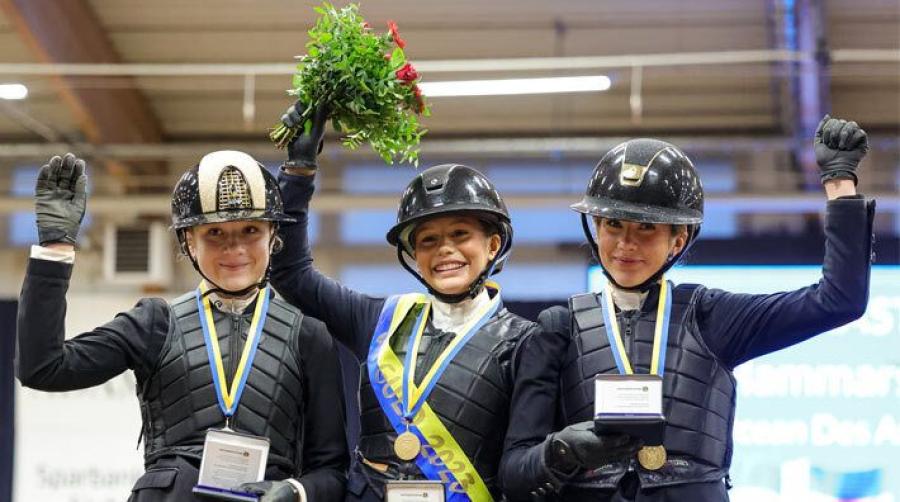 Selma Gustafsson Thelin, Ellen Hammarström och Joline Nilsson.