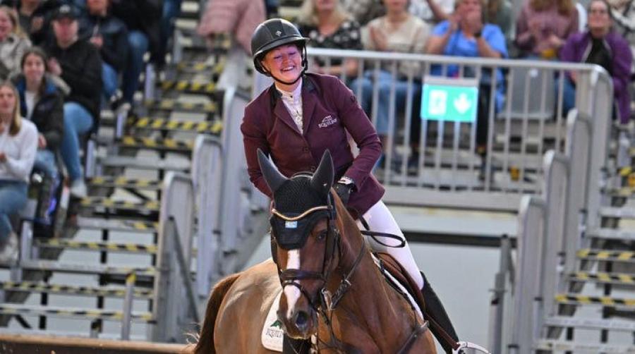 Emma Emanuelsson och Ladina vann "Lilla Grand Prix": "Hon var bara grym"