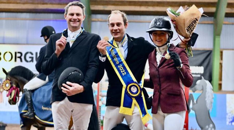 Förra årets SM-medaljörer bland seniorerna. Vem vinner i år? Arkivfoto: Haide Westring