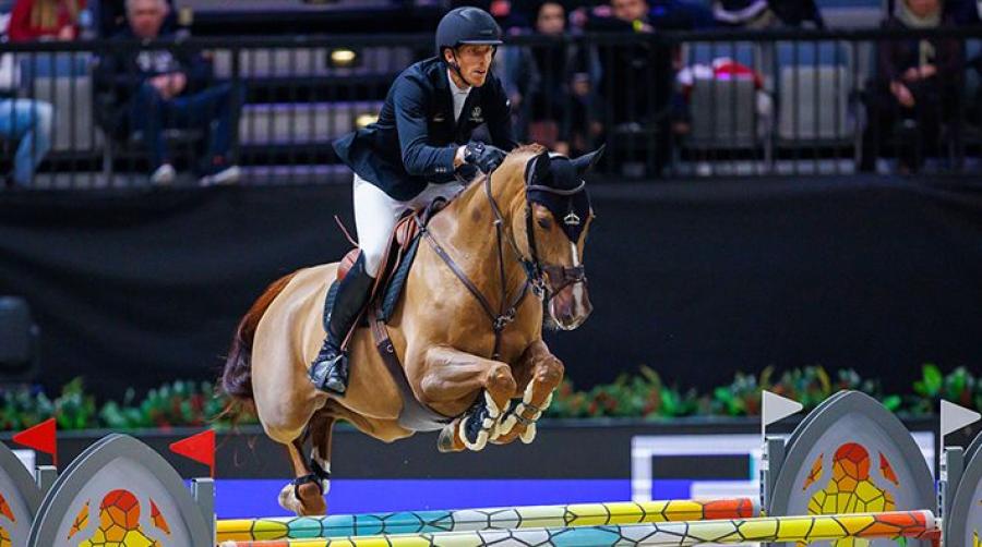 Henrik von Eckermann med King Edward vann den individuella superfinalen 2021. Arkivfoto: Tomas Holcbecher